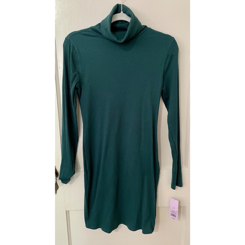Turtleneck sweater dress